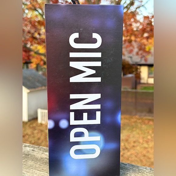 🎤 NIB NEW iJoy Open Mic Speaker Karaoke Microphone Black - Picture 2 of 9